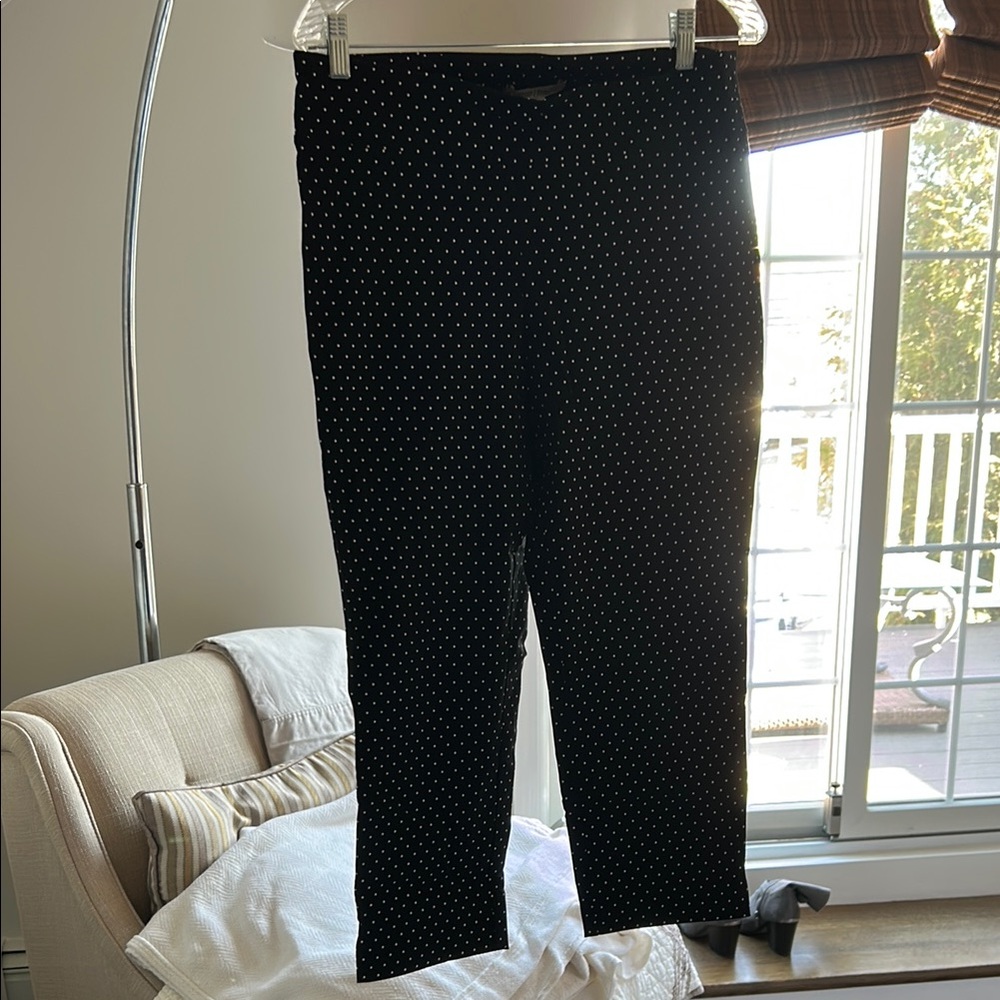 Black Polka Dot Pants